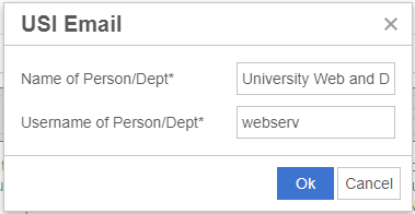 USI Email Example