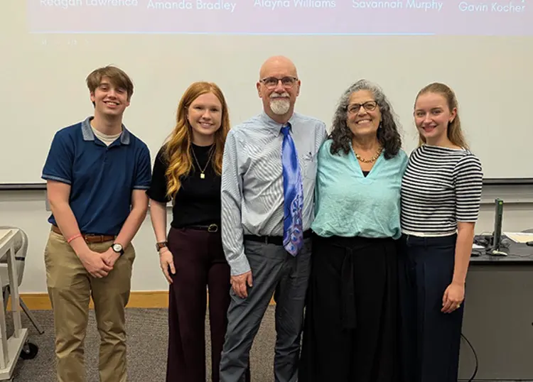 USI students with Alzheimer's speaker Sean Terwilliger