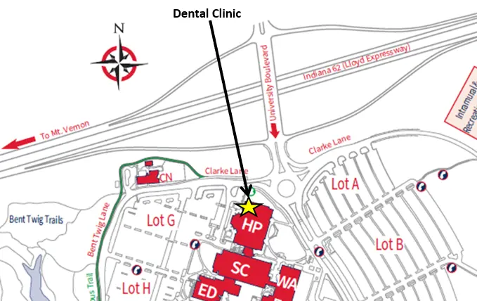 Map to Dental Clinic