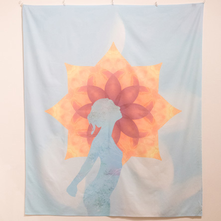 Palm Tree, digital print on cloth, 2016