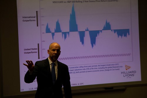 Nickels presenting