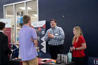 Campus life photo showing student activities and facilities