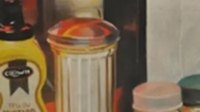 Recession Still Life, Kathryn Waters, pastel, 2014