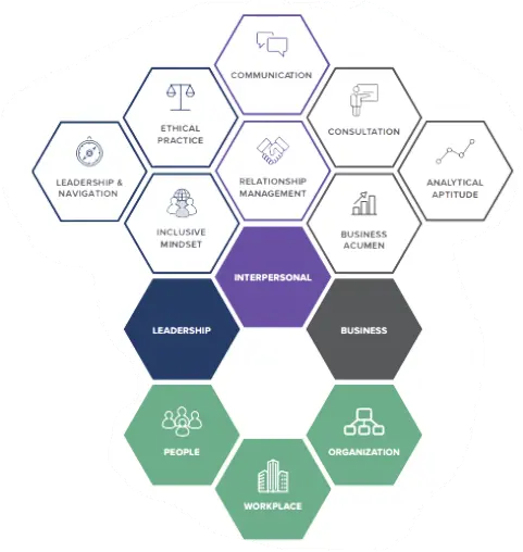 SHRM honeycomb decorative graphic