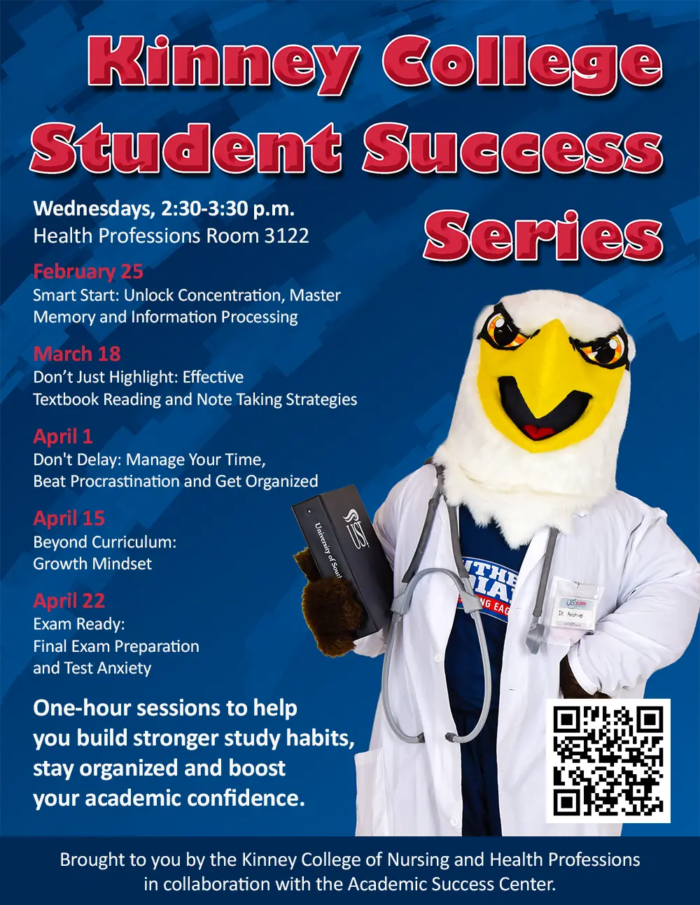 Flyer for Student Success Series