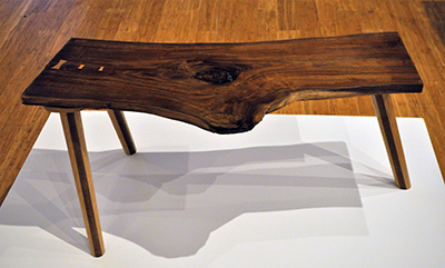 Walnut table, Christian Smith, walnut, cherry, oak, 2015