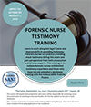 Forensic Nurse Testimony Flyer