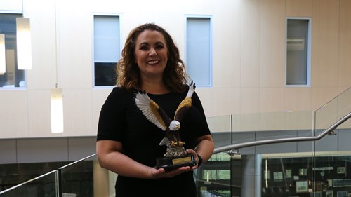 Clayton holding award