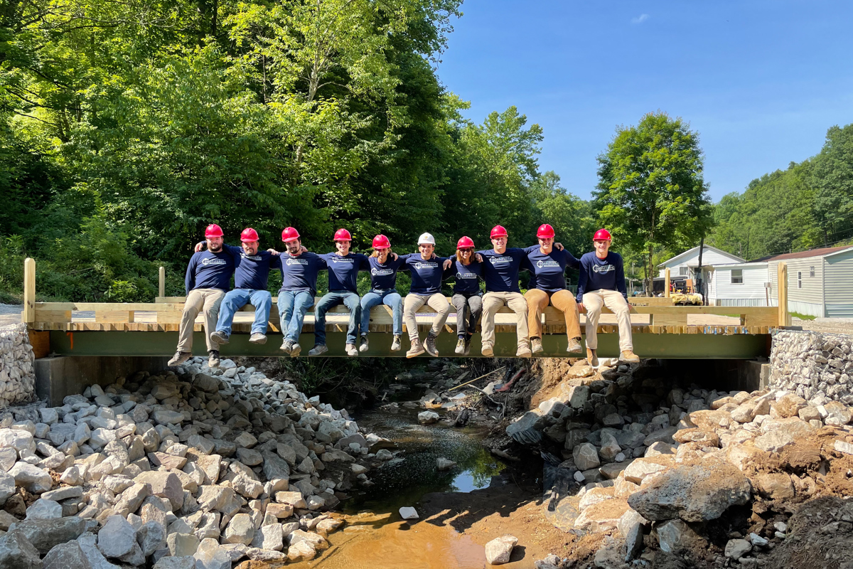 USI Engineers in Action chapter works to rebuild West Virginia communities, connect families to resources