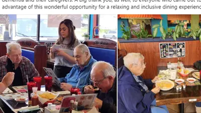 Screenshot of example Facebook post by Dementia Friendly Pike County