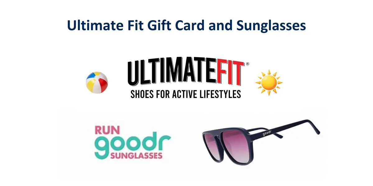 Ultimate Fit logo with summer graphics. 