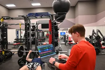 Campus life photo showing student activities and facilities