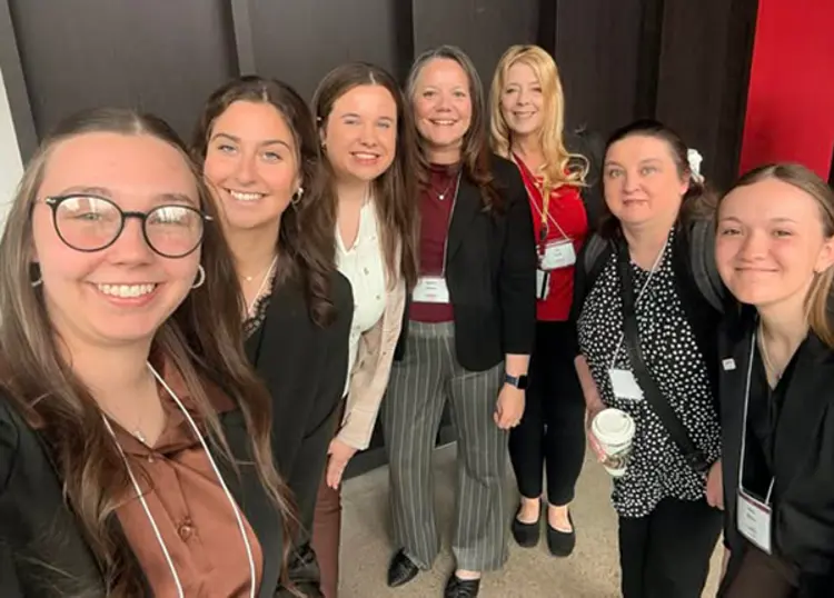 Selfie of students and faculty at the CLARION Competiton