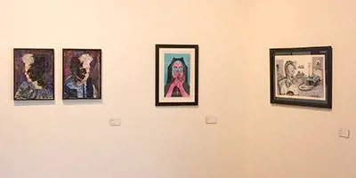 Image of multiple works of art in many media