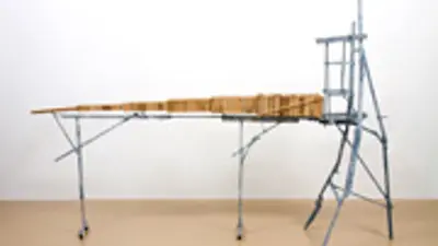 Symbiosis #1: Table with Drawers, Katie Hudnall, wood and metal, 2009