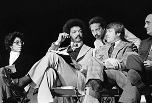 Jesse Jackson with Mayor Russell Lloyd, 1977, reprinted 2017