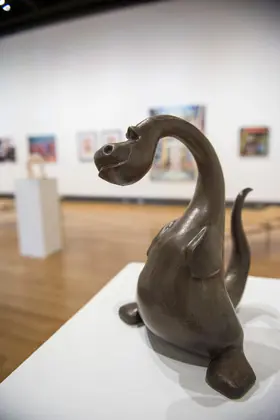 Nessie of the Loch Digital sculpt/ 3D print 2017 Shea Stanley, University of Southern Indiana