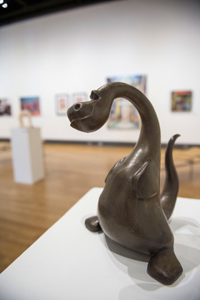 Nessie of the Loch Digital sculpt/ 3D print 2017 Shea Stanley, University of Southern Indiana