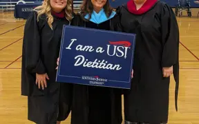 Food and Nutrition faculty pose for photo at graduation