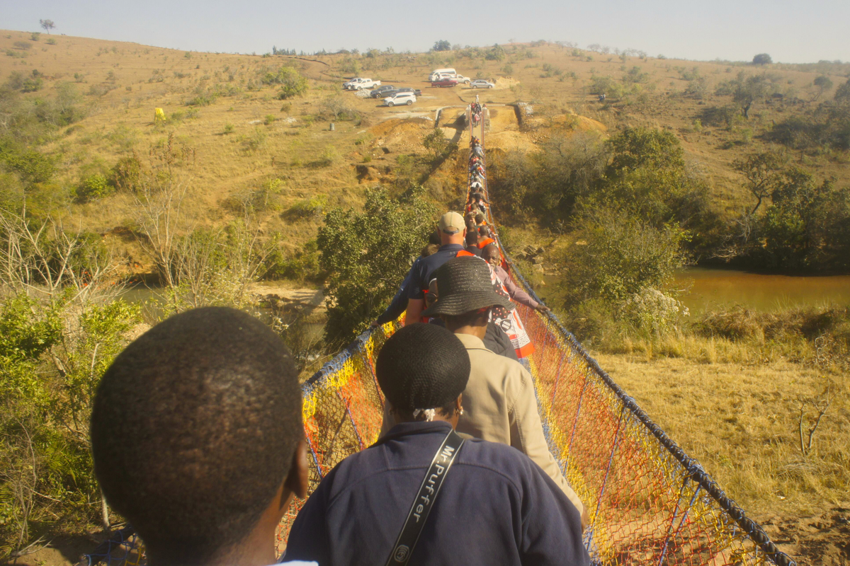USI engineering students complete two life-changing footbridges in Eswatini 