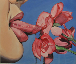 Peyton Ahrens, You Are What You Eat, acrylic painting