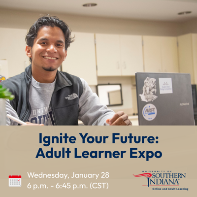 USI to host virtual Adult Learner Expo January 28 