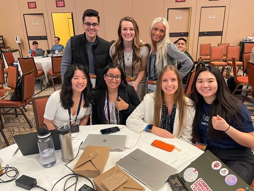 Group of students at AMA