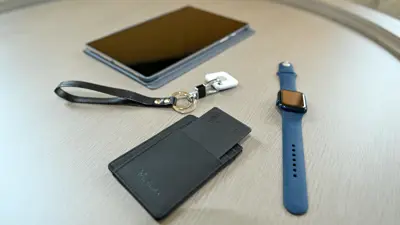 Tile, tablet, and smart watch shown as assistive tech in the Minka