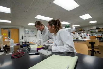 Campus life photo showing student activities and facilities