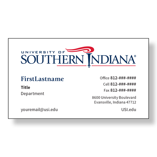 Order USI business cards