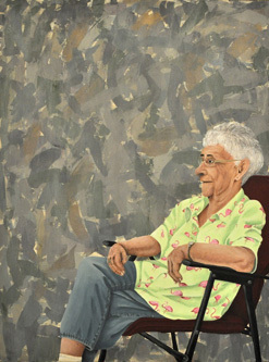 Woman in chair
