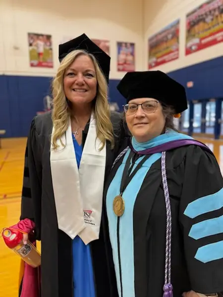 Charlotte Connerton with Graduate Nursing Grad