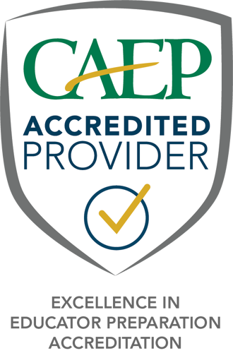 Logo that indicates that USI Teacher Education is an accredited provider