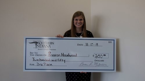 Preston holding check