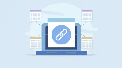 Graphic image of a link icon pointing out to other pages