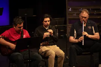 Campus life photo showing student activities and facilities