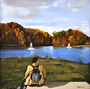 Tadashi Kojima, The Beginning of My Second Life, oil on canvas, 2015 Tadashi Kojima, The Beginning of My Second Life, oil on canvas, 2015