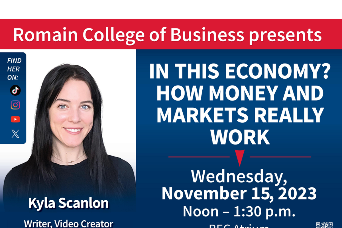 USI Romain College of Business to host content creator and financial influencer Kyla Scanlon 