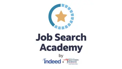 Job search academy by Indeed and USI (logo)
