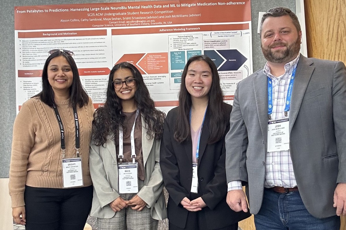 USI computer science students recognized among top research teams at international supercomputing conference  