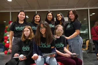 Campus life photo showing student activities and facilities