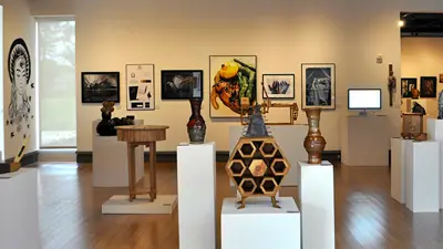 Artwork on display in the Gallery
