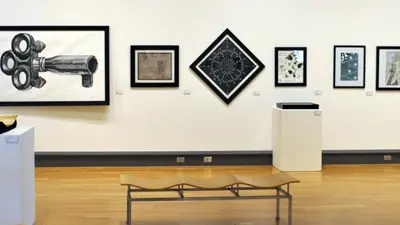 Artwork on display in the Gallery