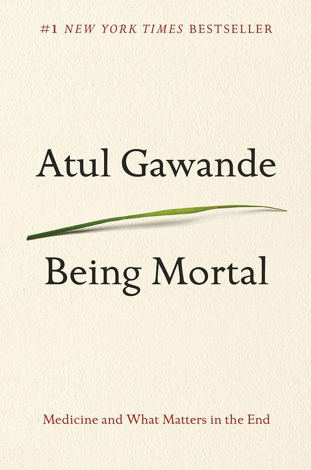 Photo of "Being Mortal" Book Cover