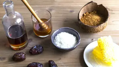 Photo of different sweeteners