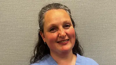 Casual portrait of USI radiology graduate Amanda Lehner