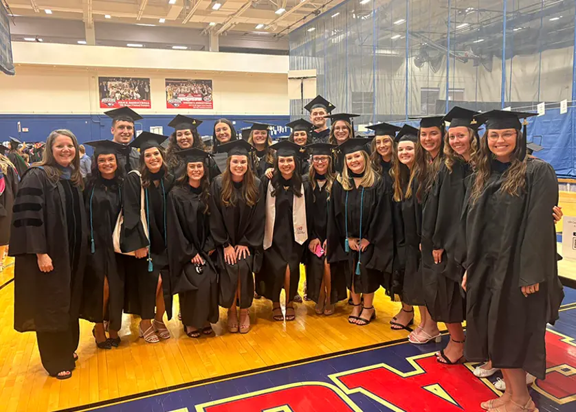 Occupational Therapy students at graduation