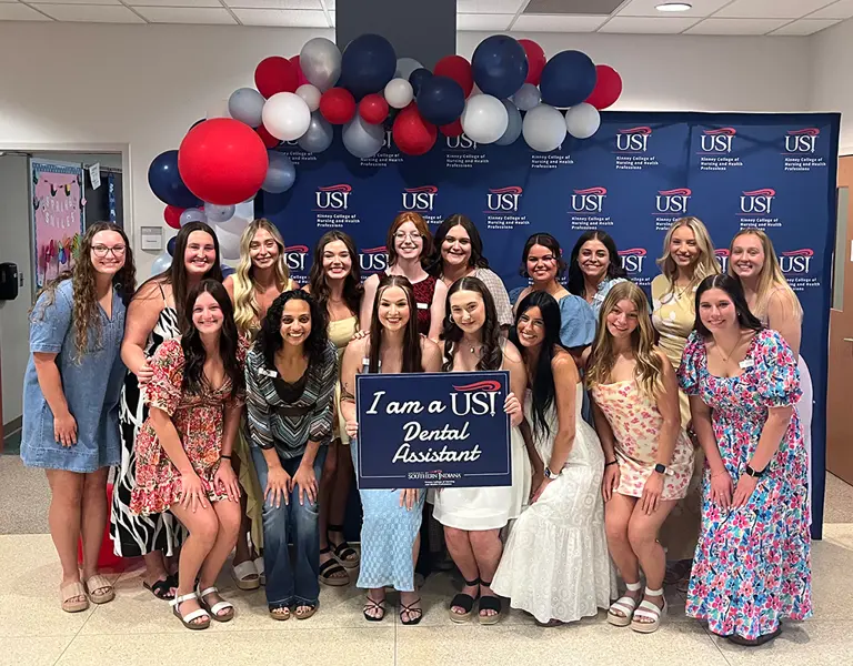 Students celebrate completing dental assisting program