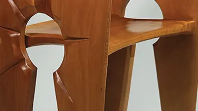 Chair by Austin Delano, wood