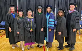 Dental faculty at graduation